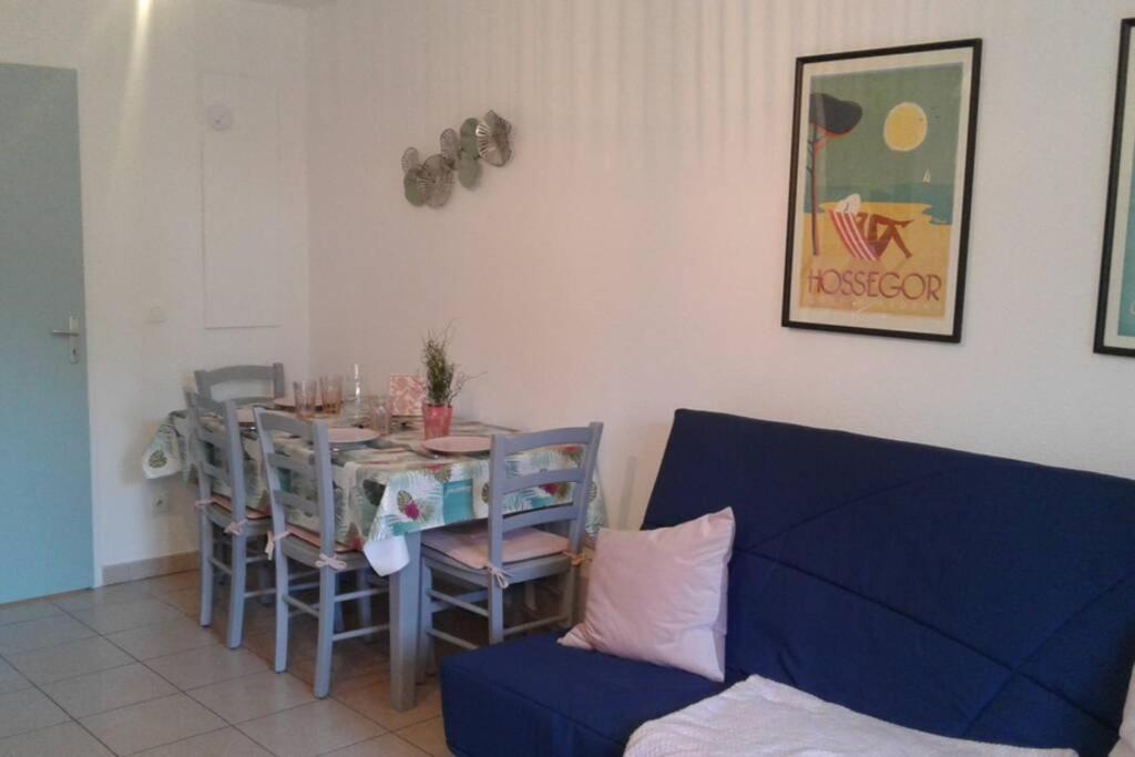 T2 Antigua Ondres Plage Avec Piscine Et Tennis Exterior foto